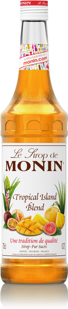 MONIN SYRUP TROPICAL ISLAND BLEND 700ML