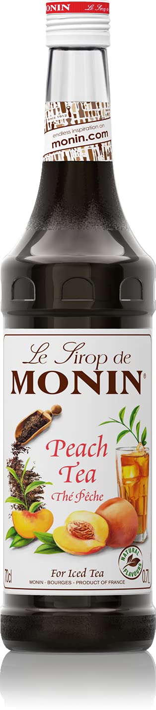 Monin Peach Nat Tea Syrup 700 ml | Liquid Island