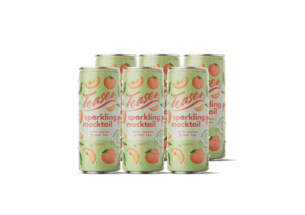 Teaser Sparkling Mocktail - Peach (6 Pack)